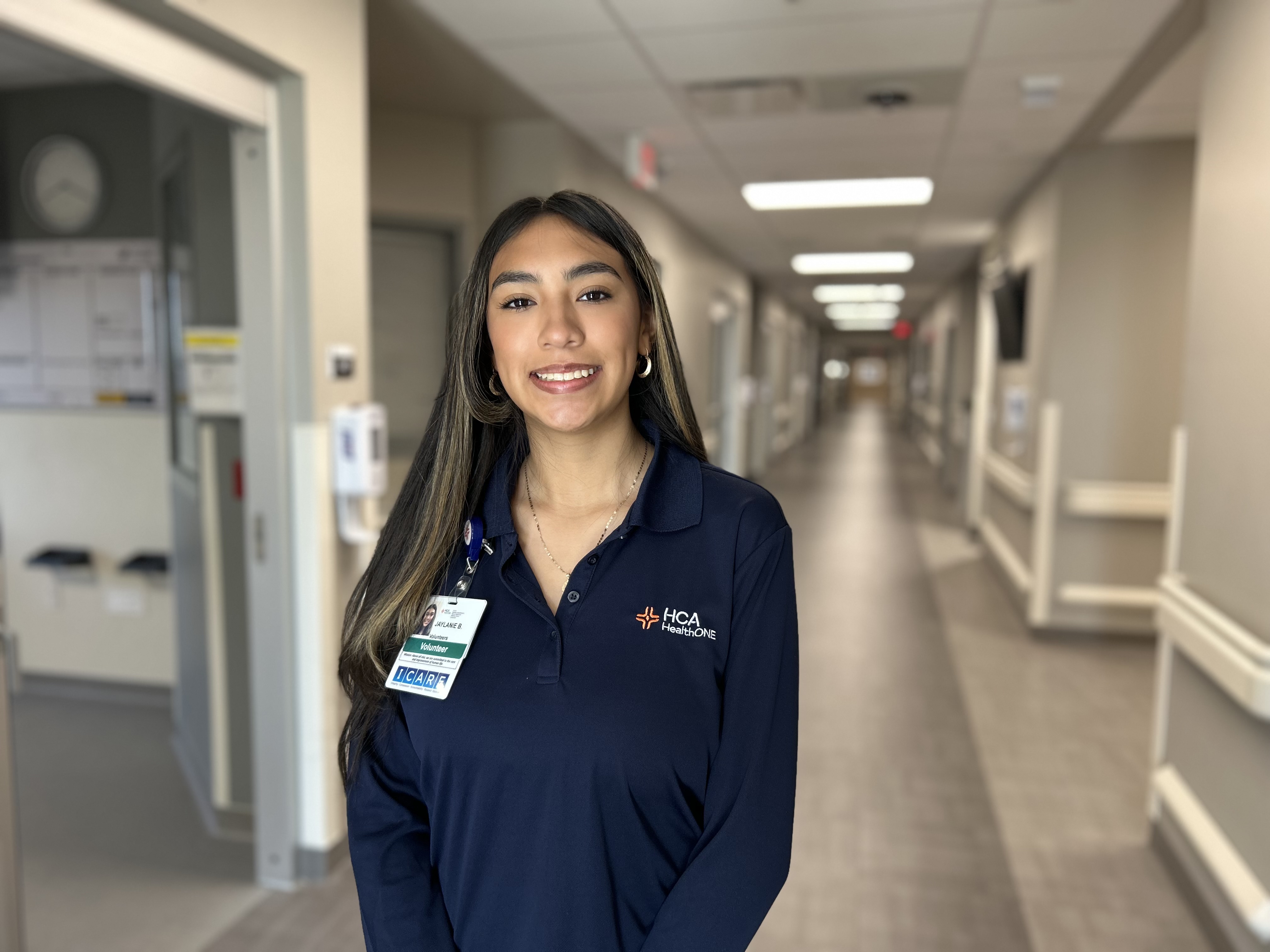 Jaylanie B photo in hospital hallway