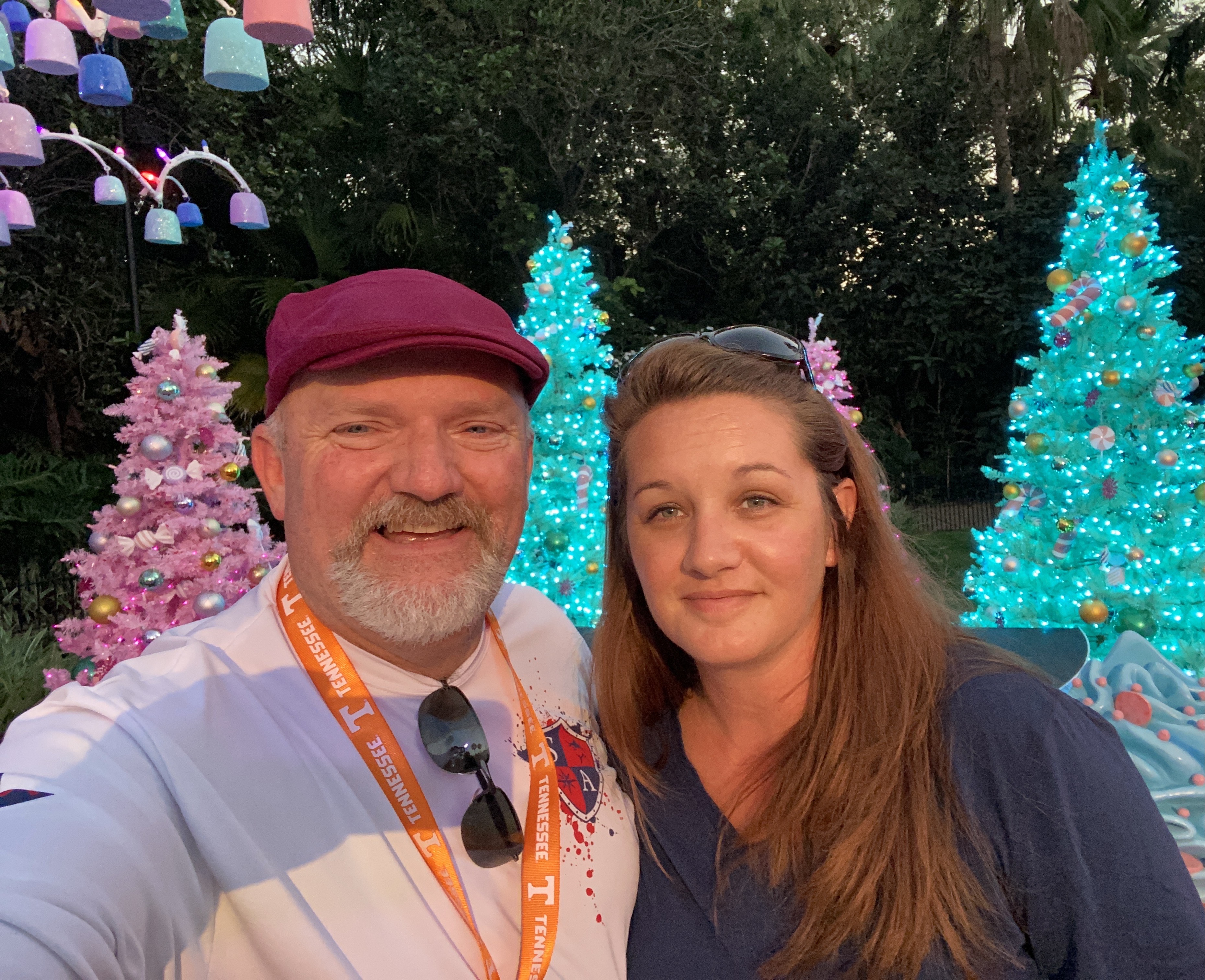 Donnell and Erin Fields celebrate the holidays.
