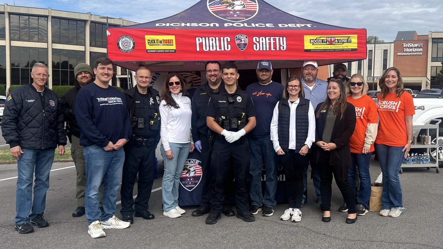 TriStar Horizon teams up with Dickson PD for Crush the Crisis.