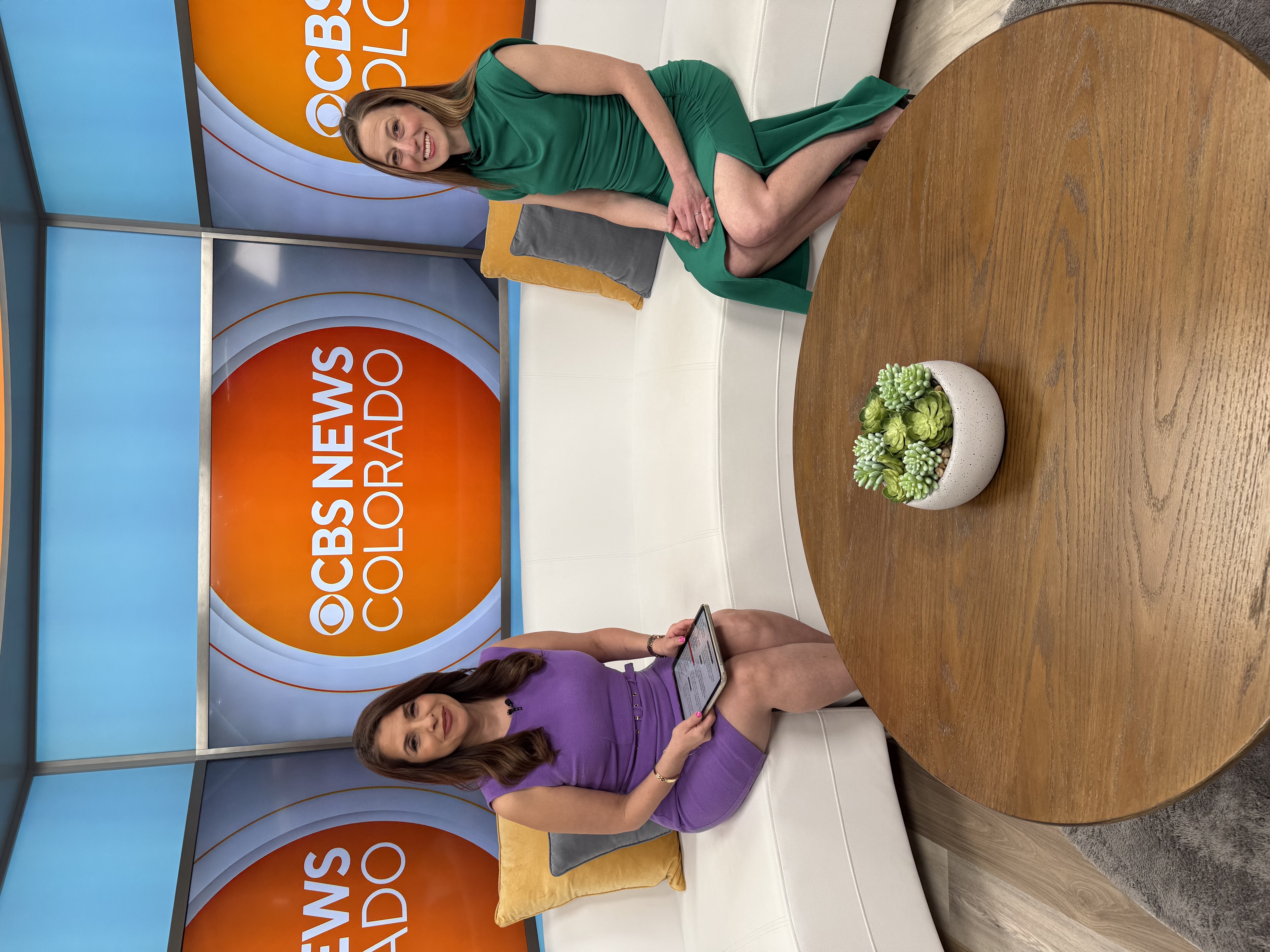 Dr. Barnes and the host of CBS New Colorado