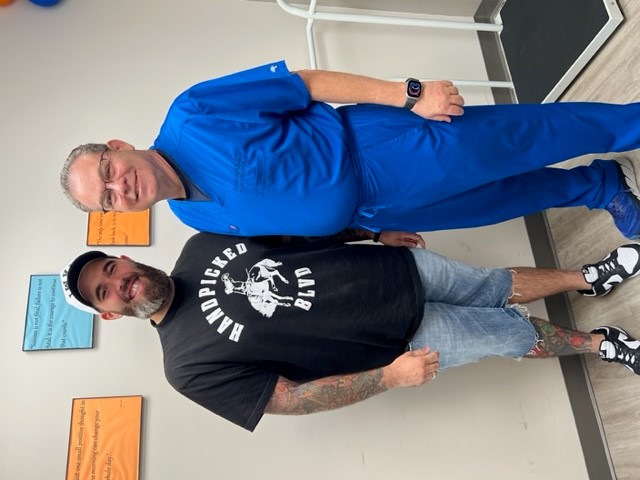 Carlos Ruiz and Dr. Bayron.