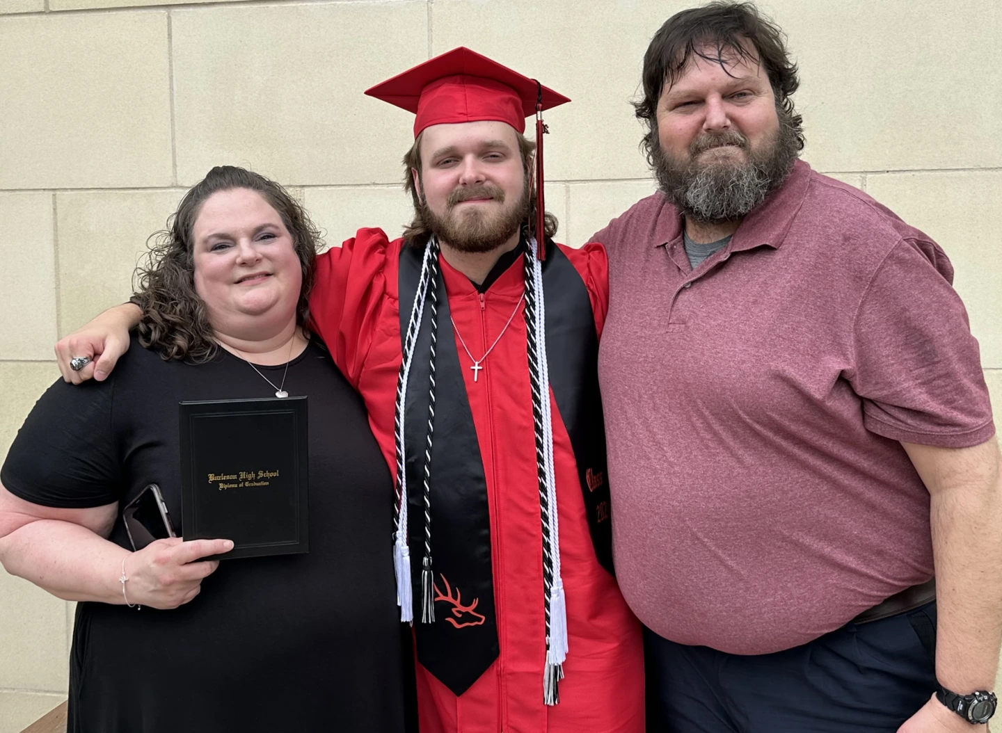 Robert Pierce and his family at a graduation