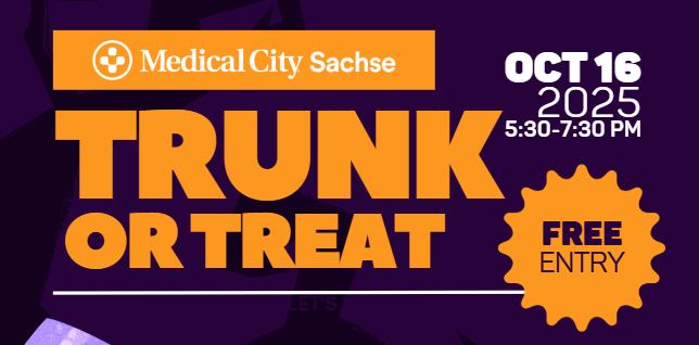 Trunk or treating at Medical City hospital.