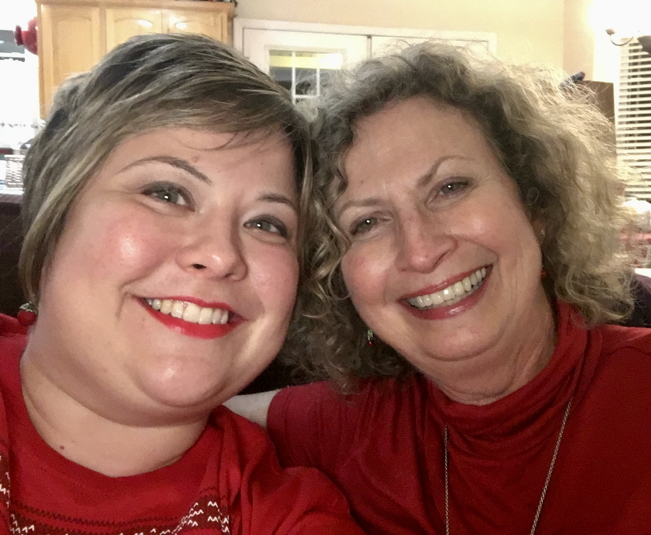 Keri and her mother, Christy, posing for a picture