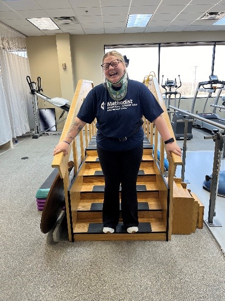 Emma Bond's on the recovery path.