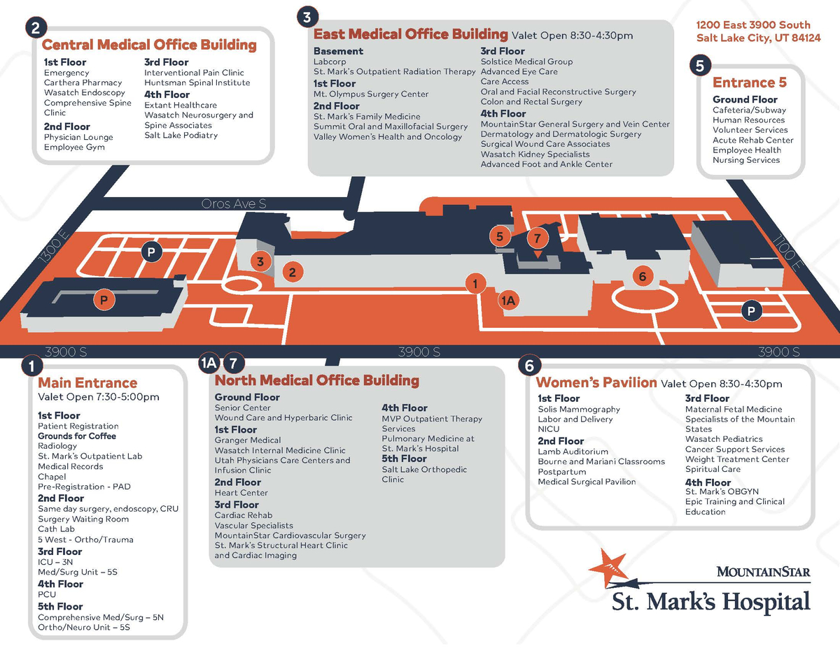 campus map - reference the available PDF