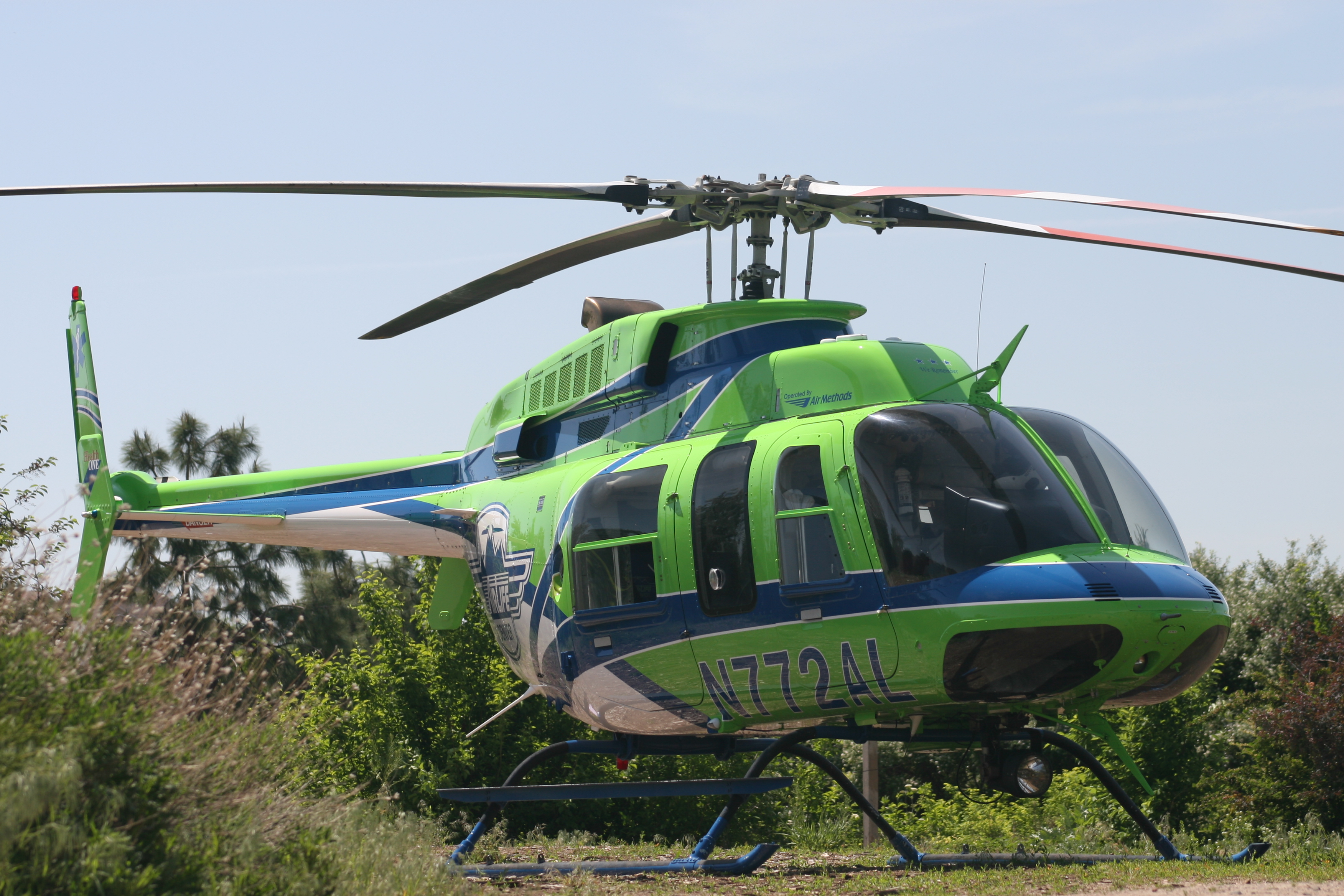 Green Airlife Denver helicopter