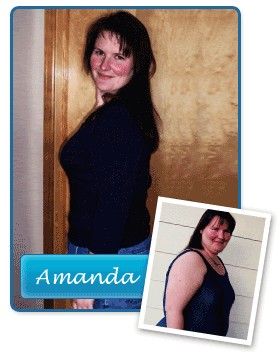 Amanda's before and after photos