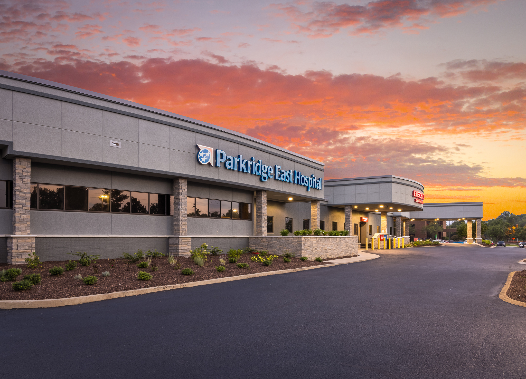Exterior of Parkridge East Hospital.