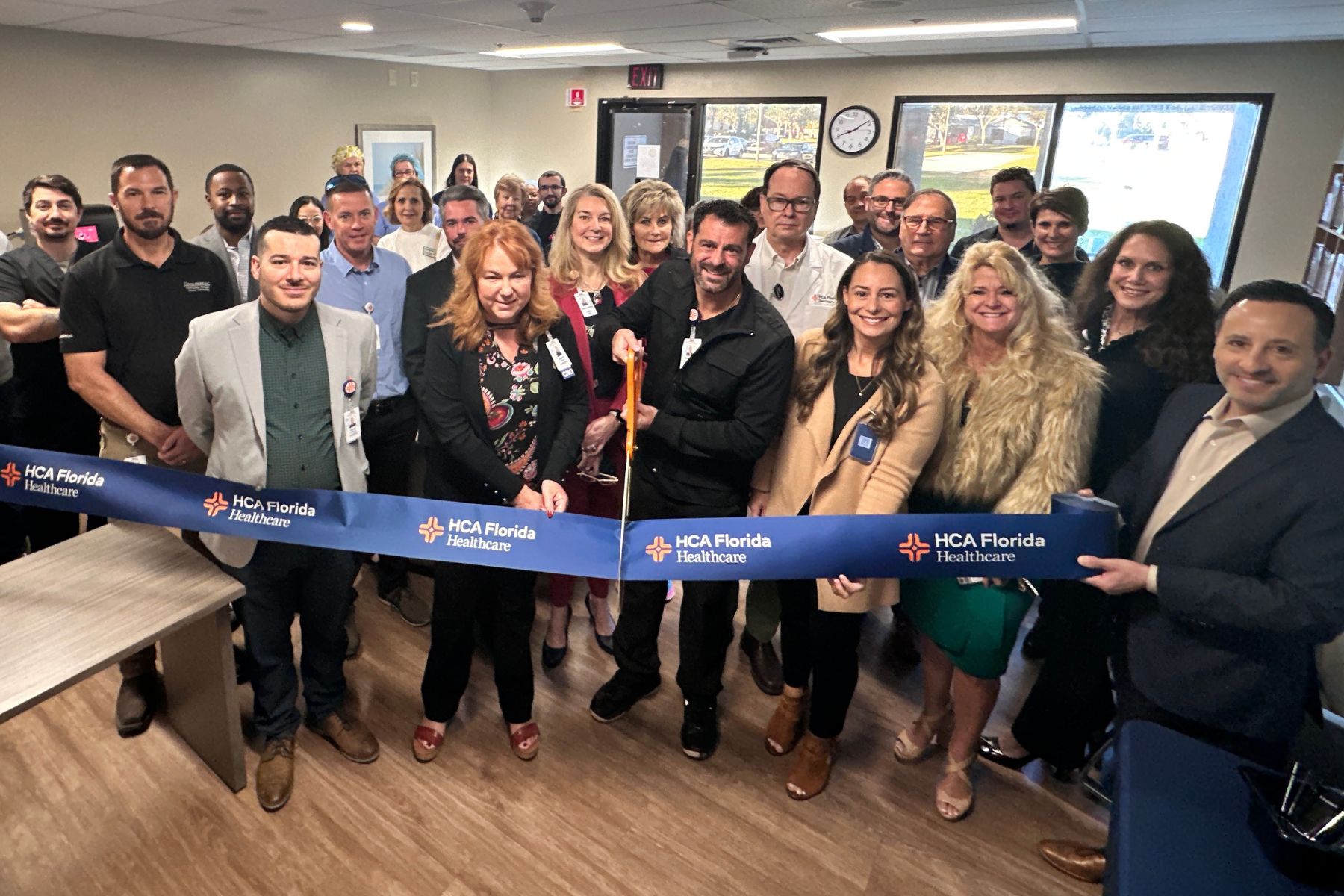 Colleagues joined the Imaging team and senior leaders for a ribbon cutting.