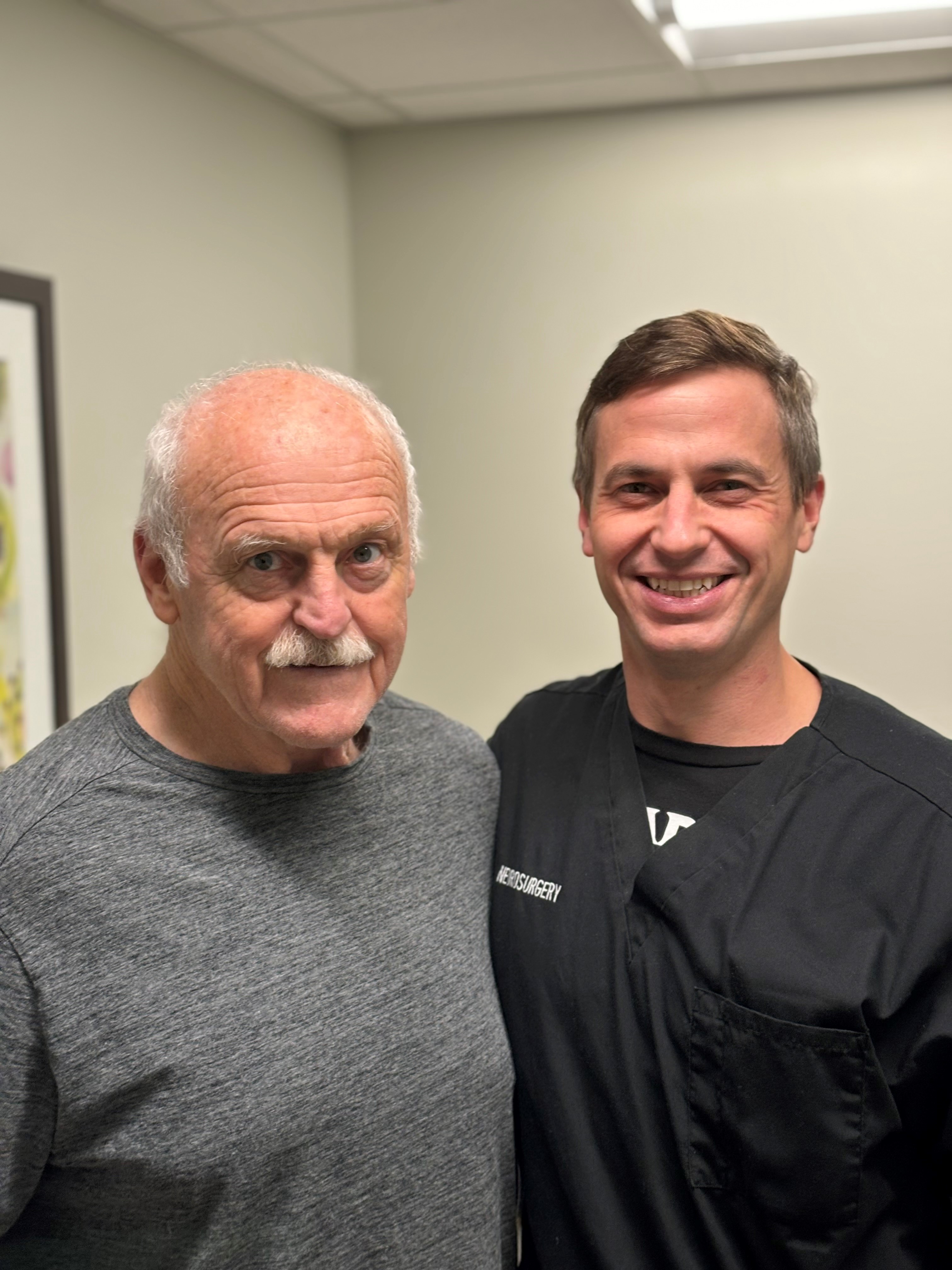 Patrick Donohue and Dr. Matt Pierson
