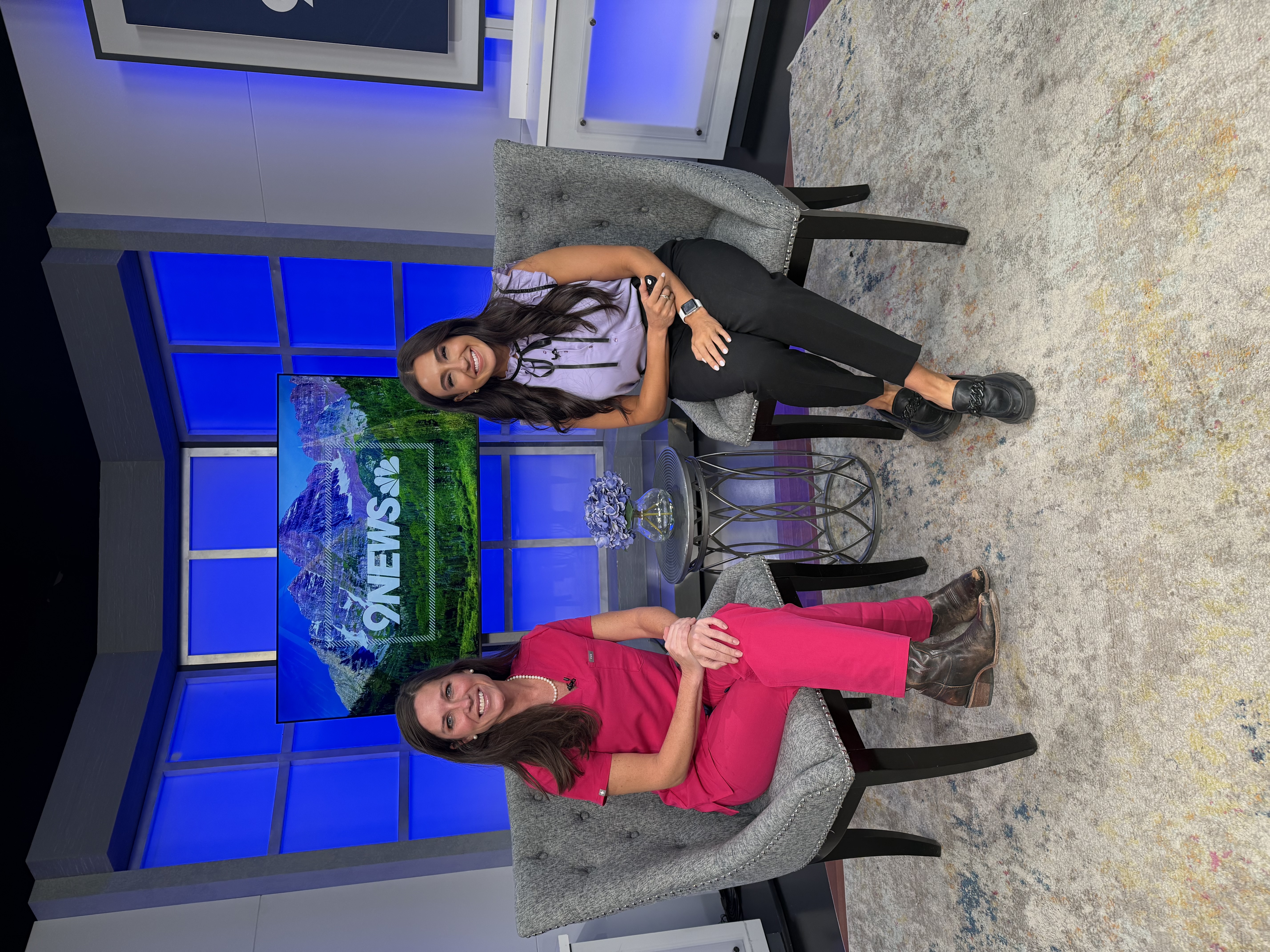 Dr. Kayla Griffith, Breast Cancer Specialist from HCA HealthONE Rose, appearing live on 9News 