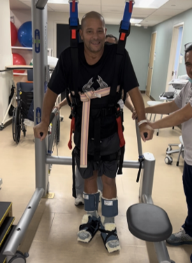 William Hernandez in physical therapy
