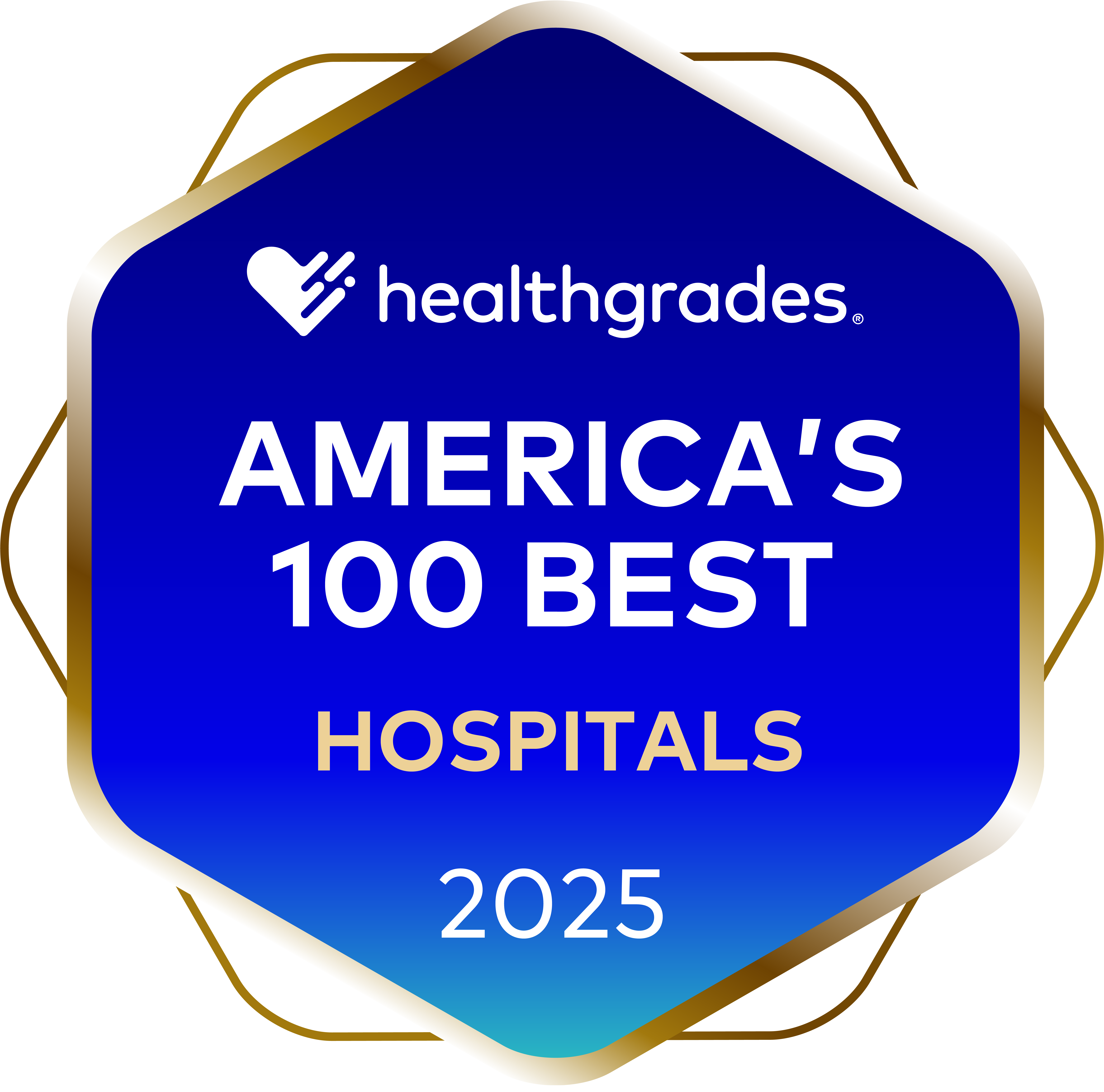 Top 100 award for Mountainview Hospital.