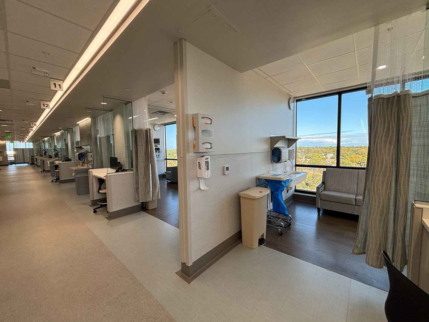 NICU wing rooms, St. Lucie Hospital.