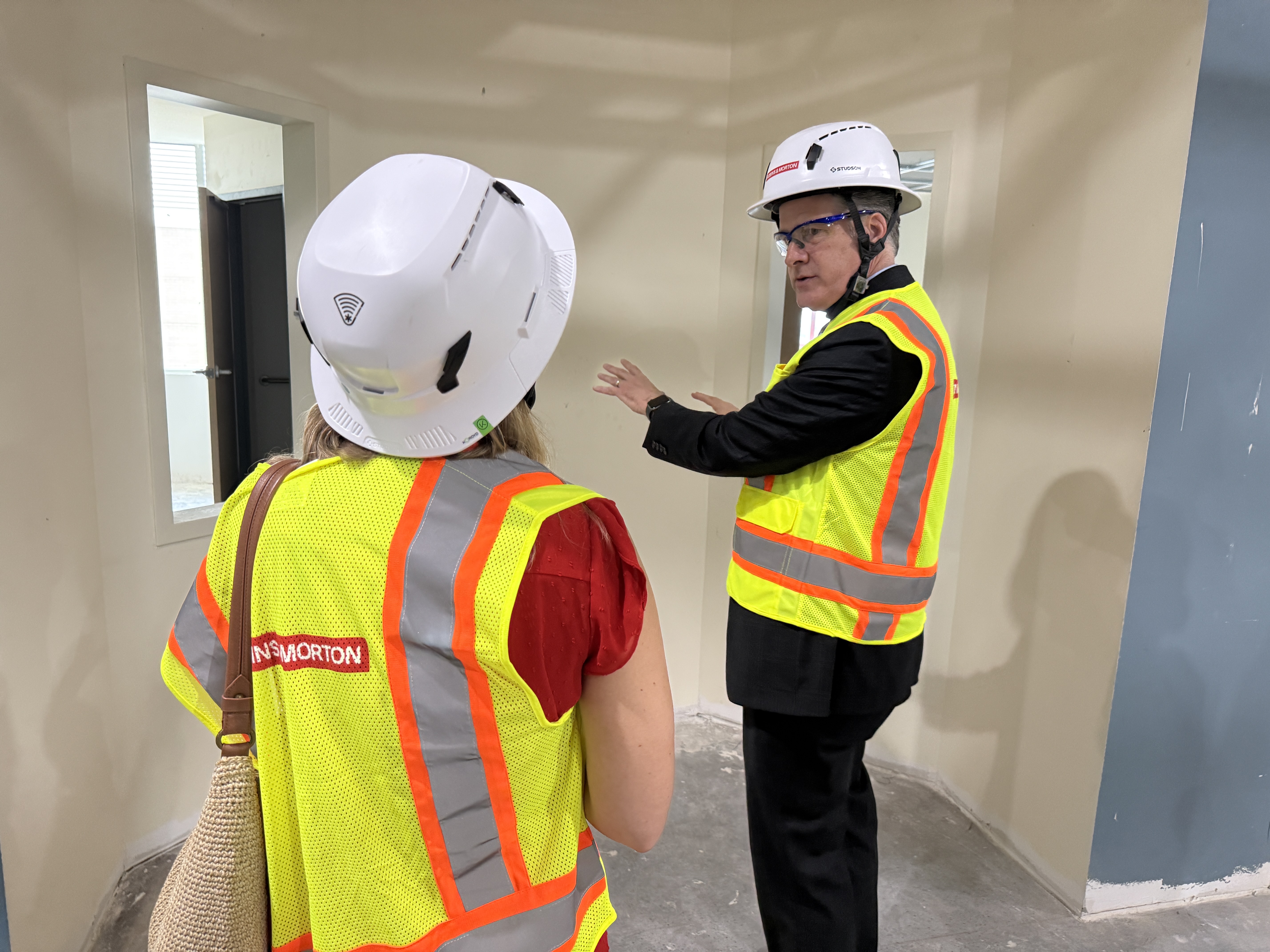 A look inside part of the expansion of Methodist Hospital Stone Oak