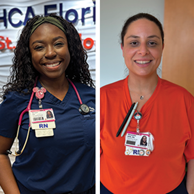 Nurse's Alexi and Morgan helped Sarah with her pregnancy journey.