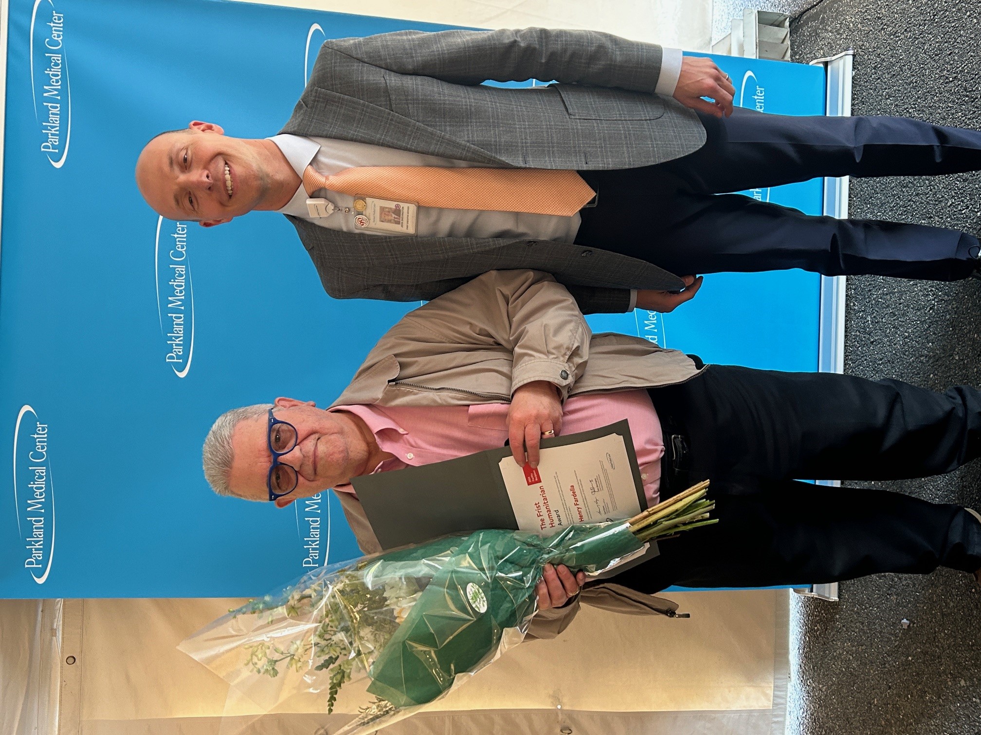 Parkland CEO John Skevinton with Henry Fardella