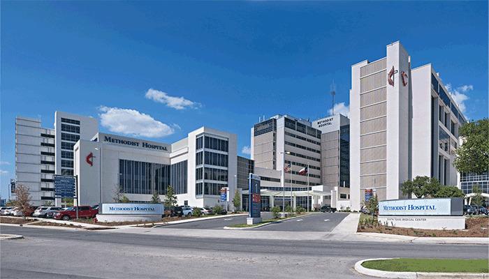 Exterior of Methodist Hospital
