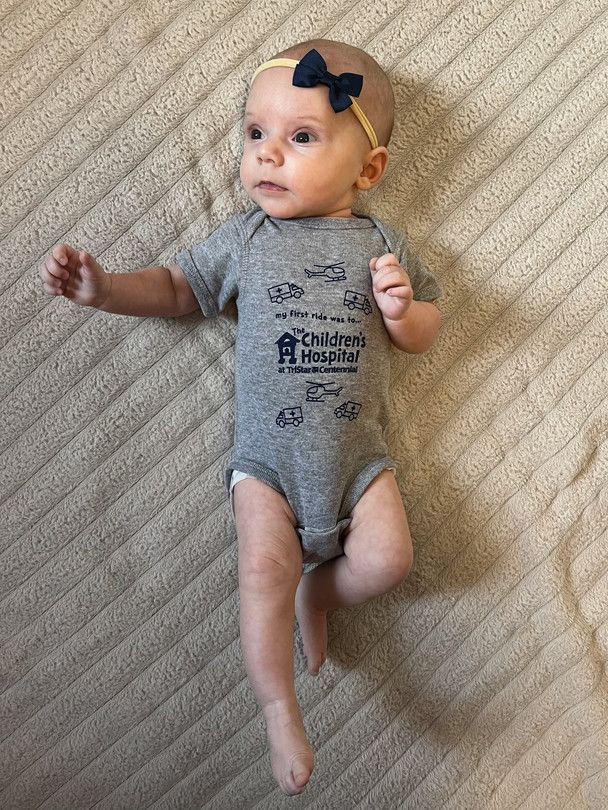 Tatum as a happy, healthy 6 month old