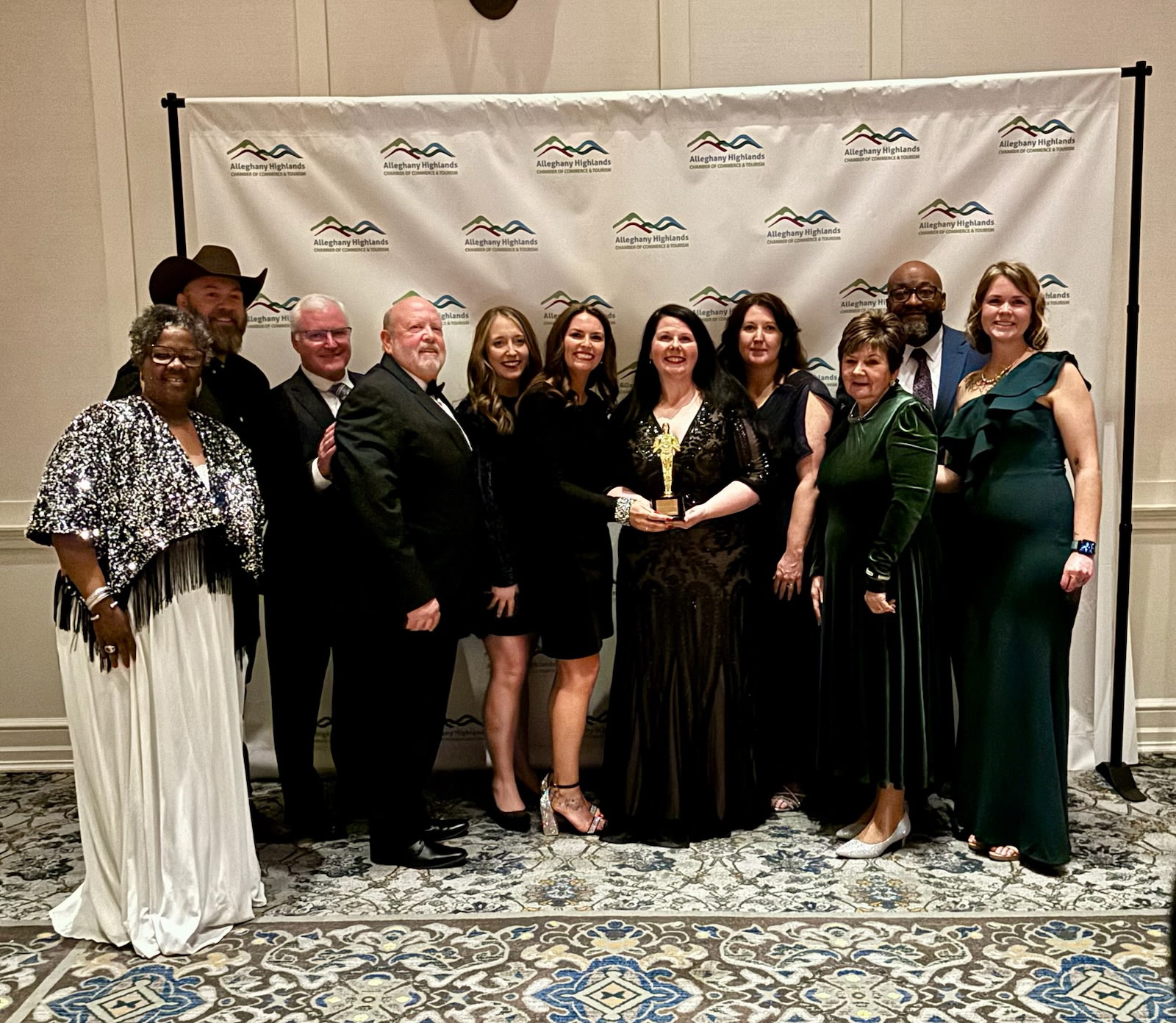 Alleghany Business of the Year group photo