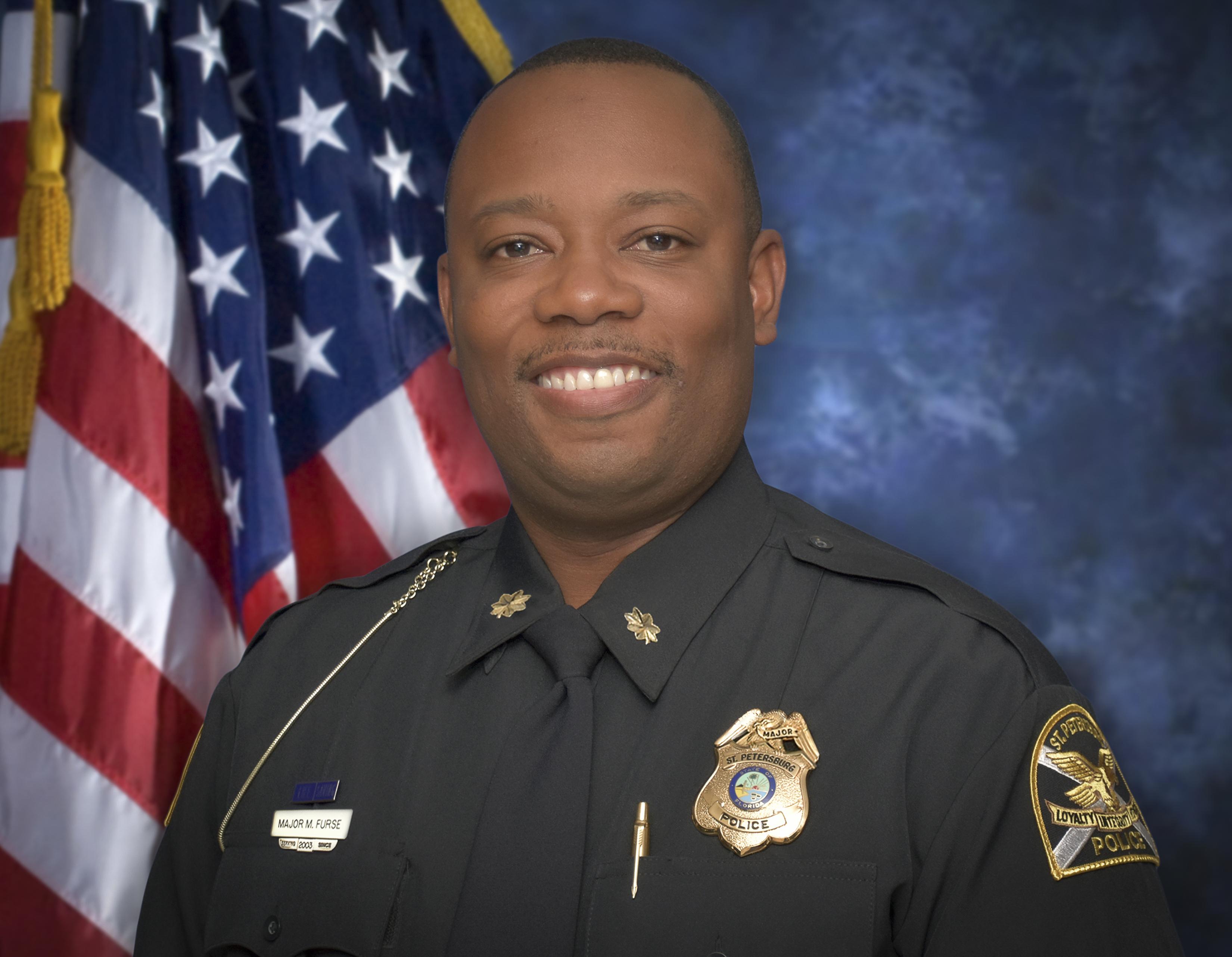 Matthew Furse in his police uniform.
