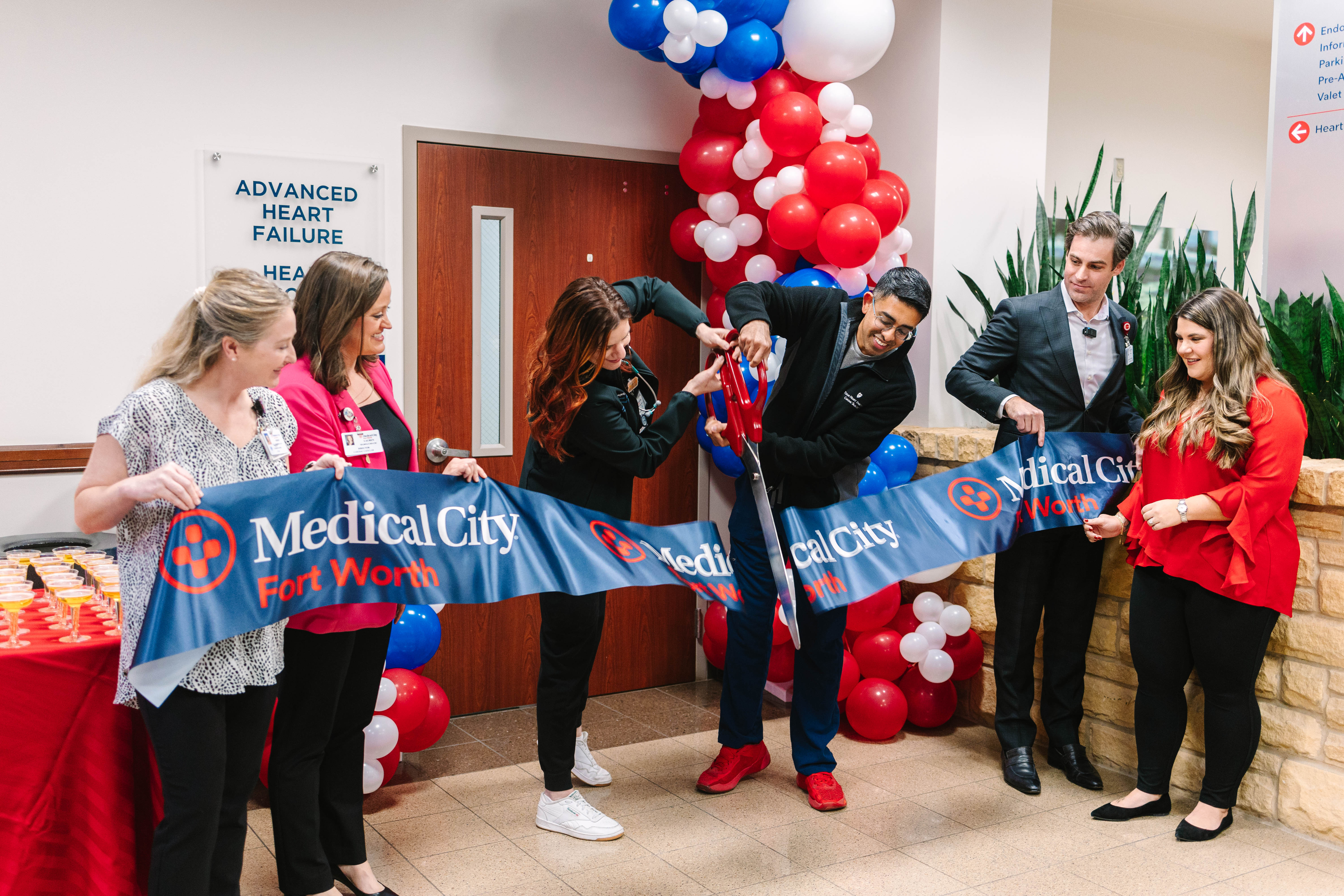 Heart Recovery Center ribbon cutting.
