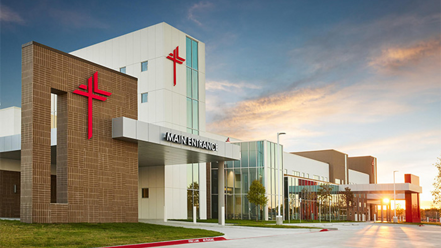Main entrance of Medical City Sachse