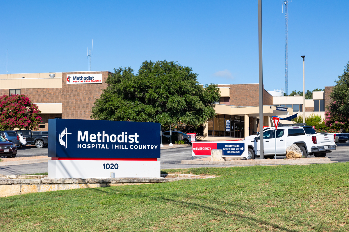 Exterior photo of Methodist Hospital Hill Country.