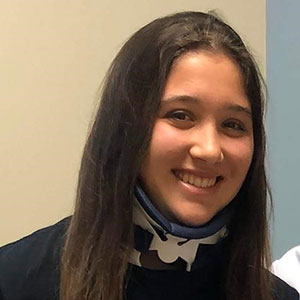 Letizia Milesi smiling.