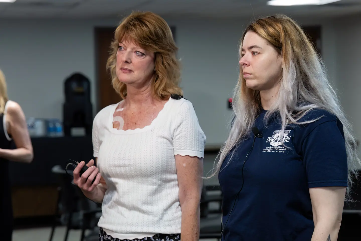 RMC Kidney Recipient Cindy and Kidney Donor Megan, EMT, Speak to Media on the Power of Organ Donation.
