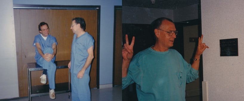 Candid photos of Dr. Howard Ramsey, the founder of the cardiovascular program at North Florida Regional Hospital. 