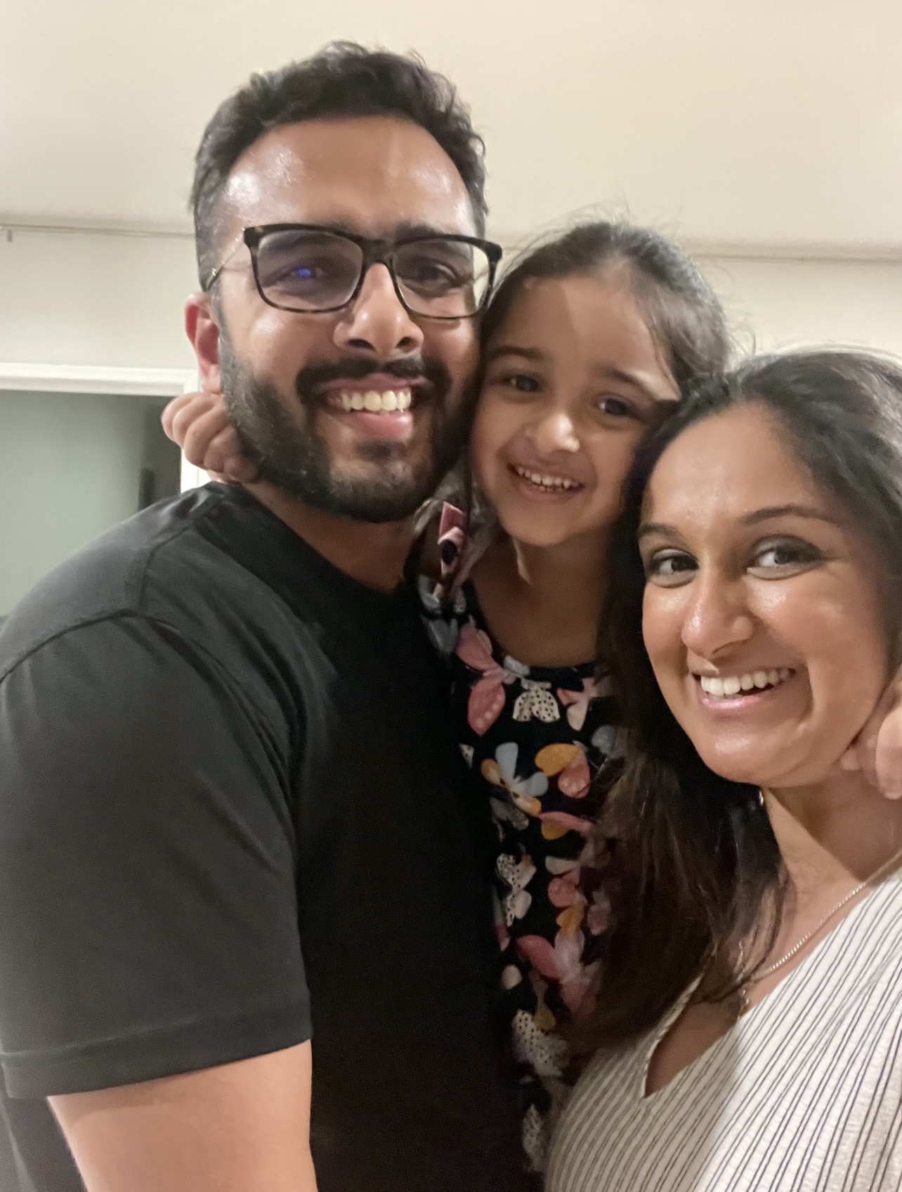 The Aujla family selfie