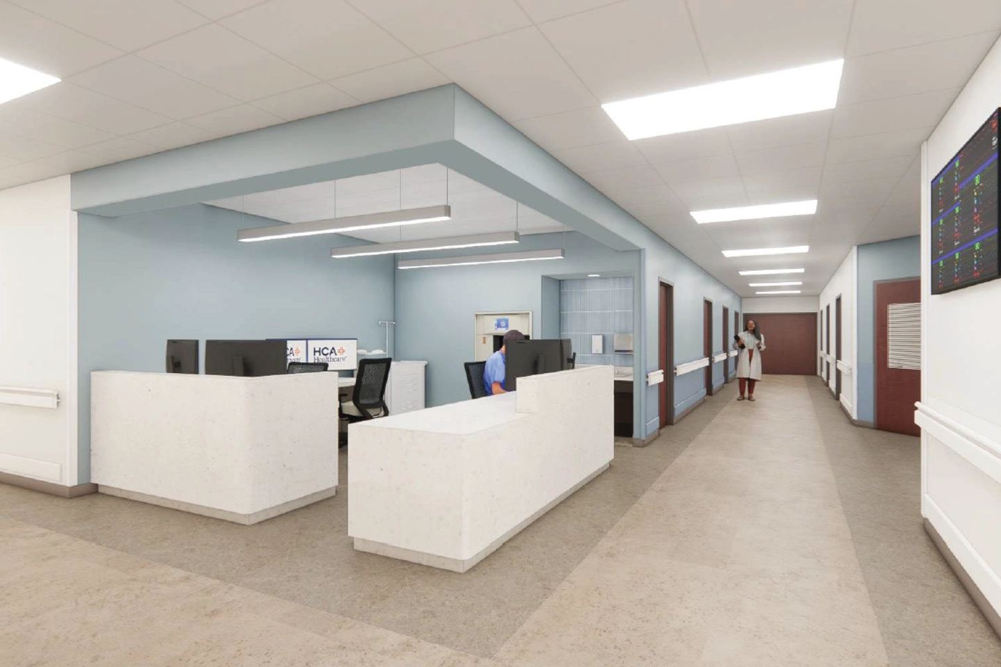 Computer Rendering of new ER entrance at Medical City Alliance.