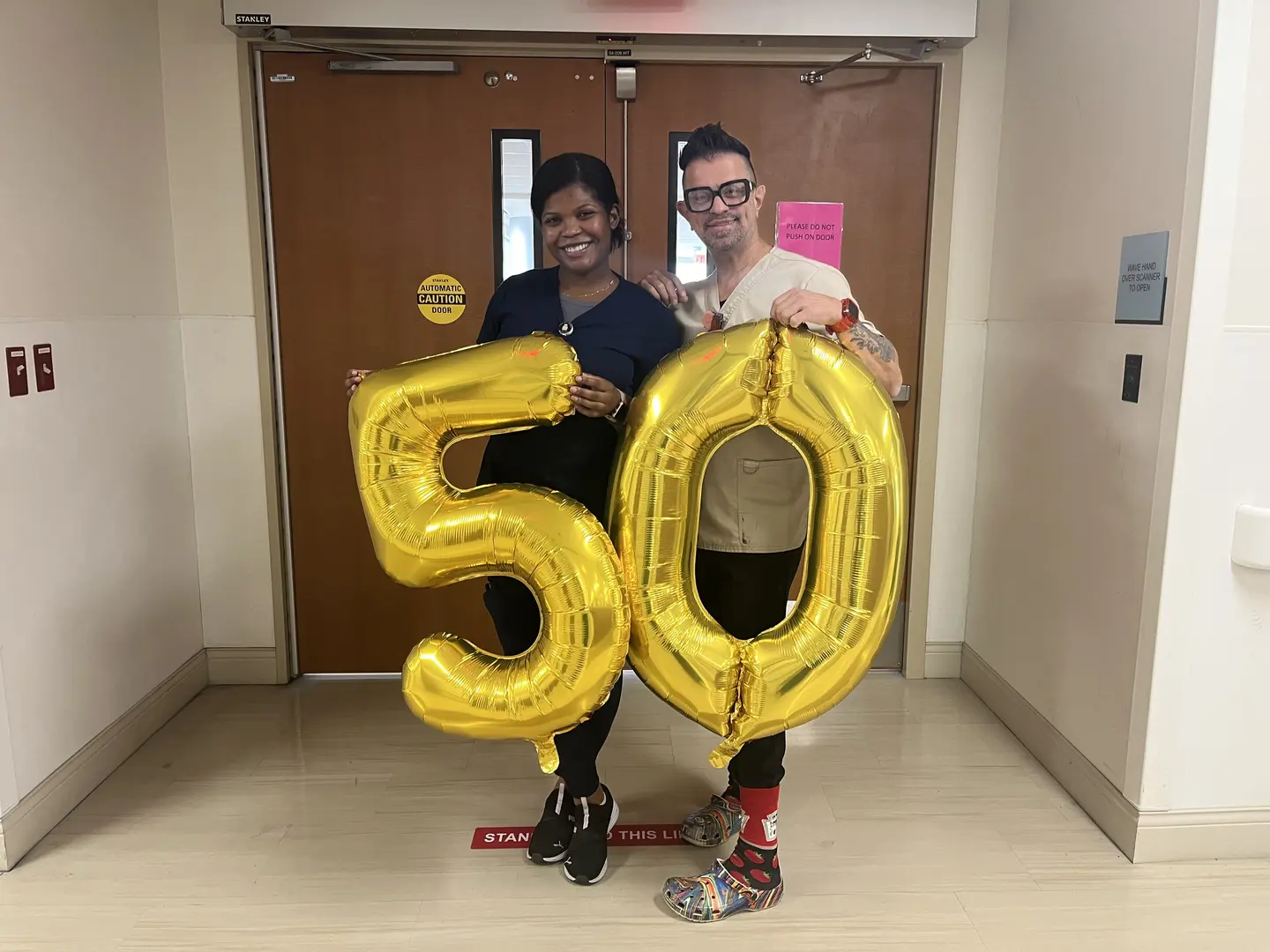 Methodist colleagues celebrate being name a top 50 hospital in cardiovascular care.