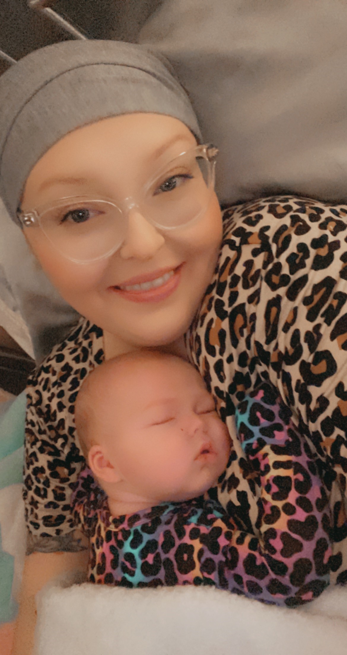 Erin Ackerman and her baby.