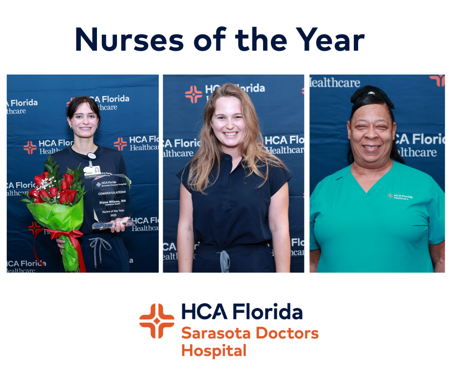 three nurses smiling 