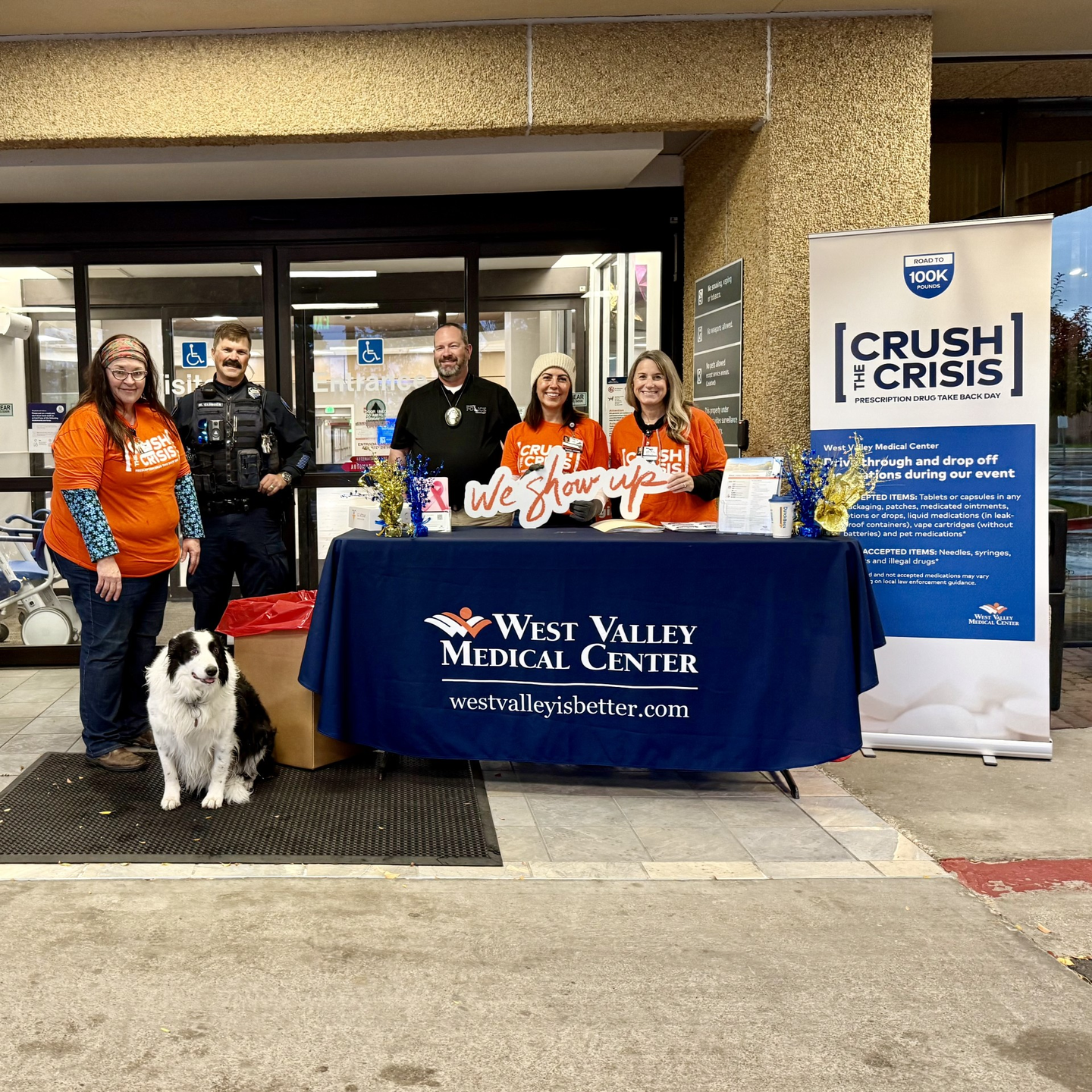 Colleagues accepted unused medications with the Caldwell Police department.