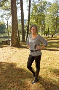 Jill Johnson standing outside after her gastric bypass surgery.
