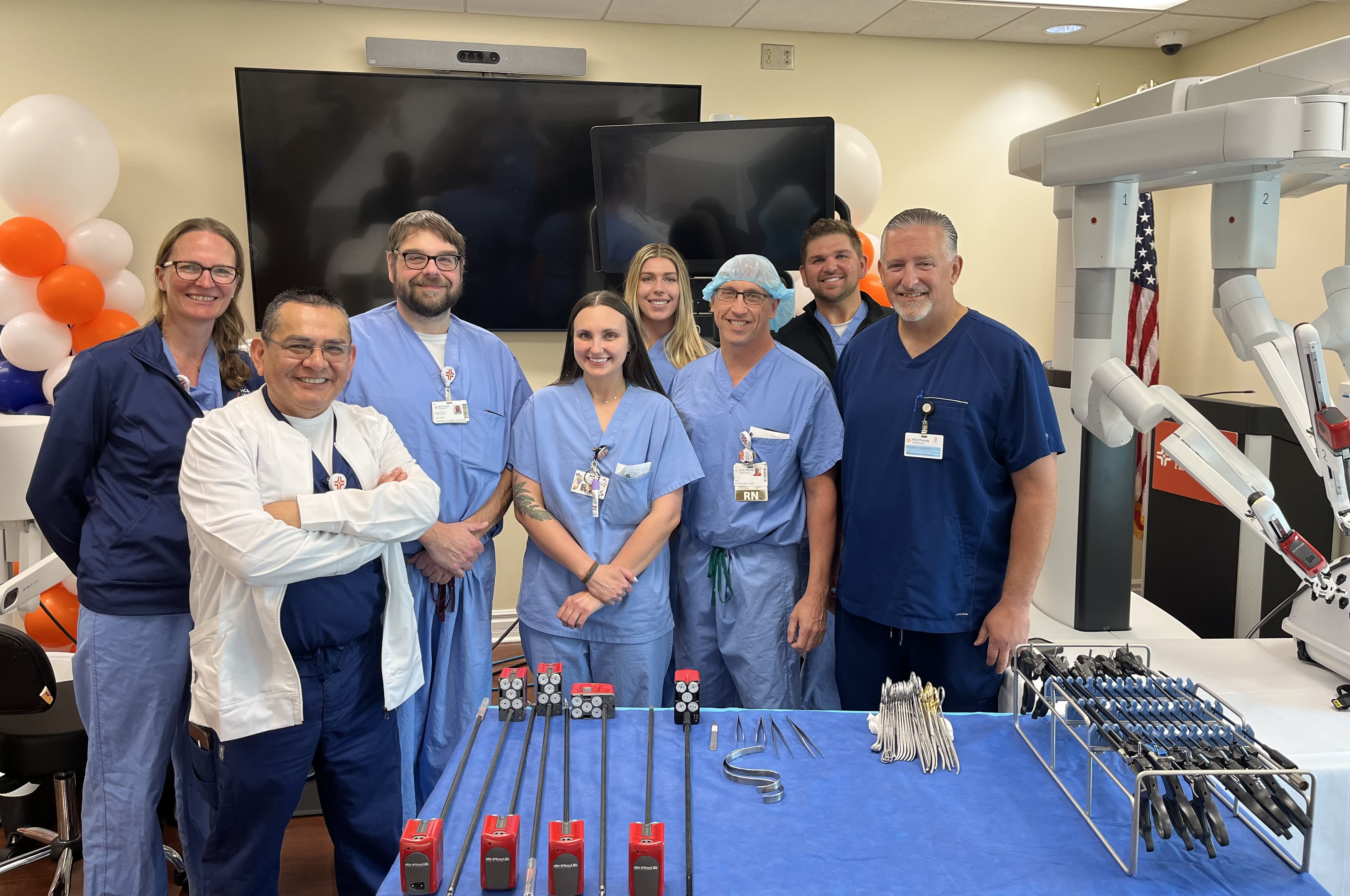 The surgical team at Capital Hospital.