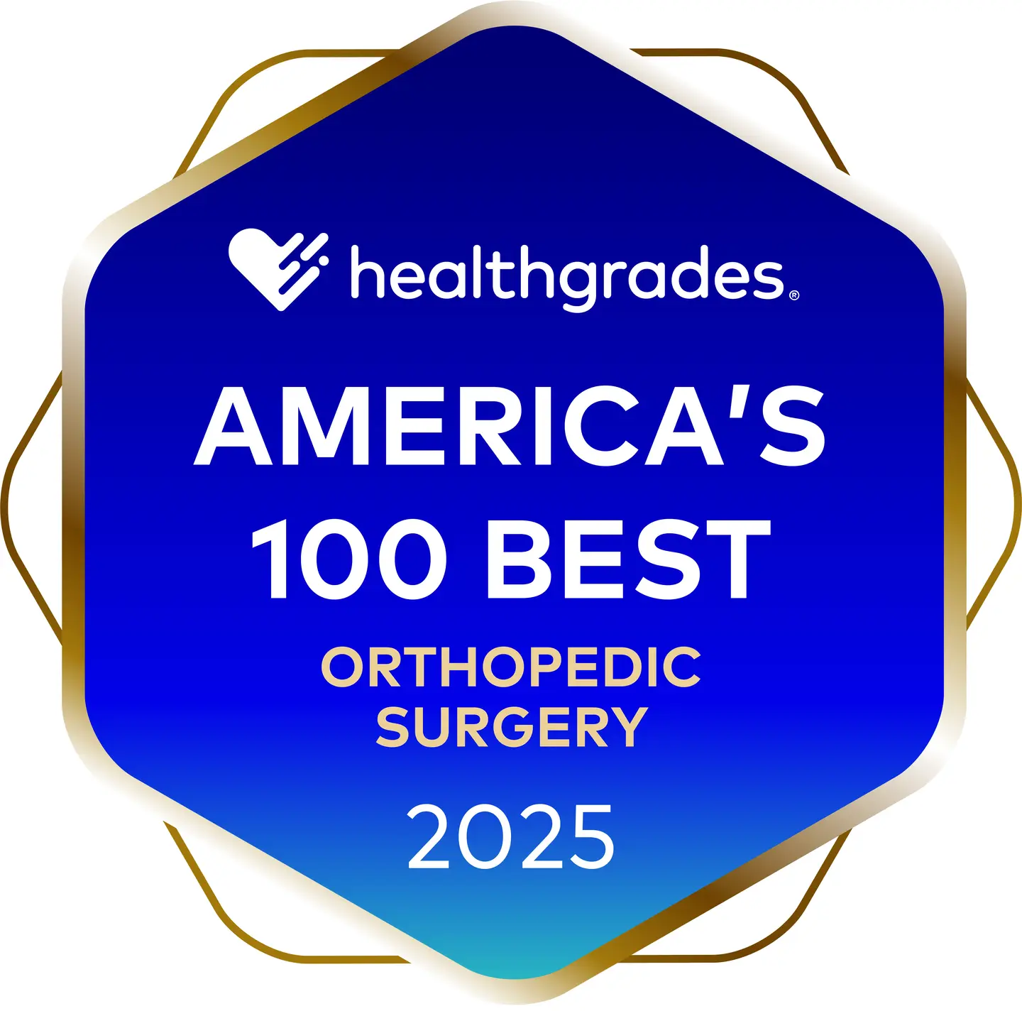 Healthgrades Americas 100 Best Orthopedic Surgery 2025