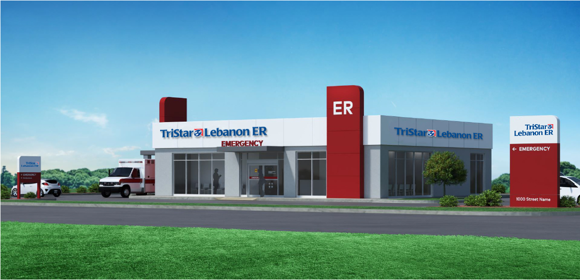 TriStar Lebanon ER Building Concept.