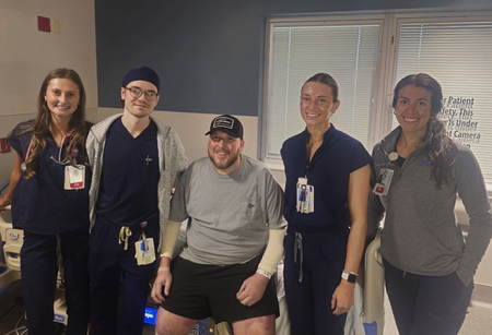 Jeremy Crowe and Burn team 3