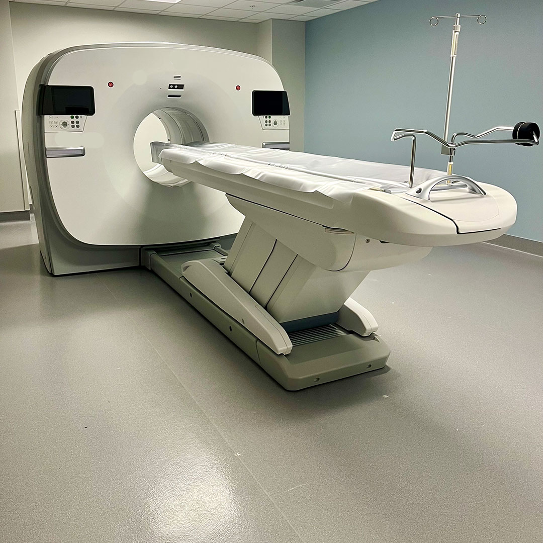 PET CT scanner in the Cardiovascular Imaging Center.