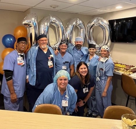 Dr. Rosebel Monteiro, board-certified General Surgeon, celebrates the advanced robotic-assisted surgery team and program at HCA Florida South Tampa Hospital.