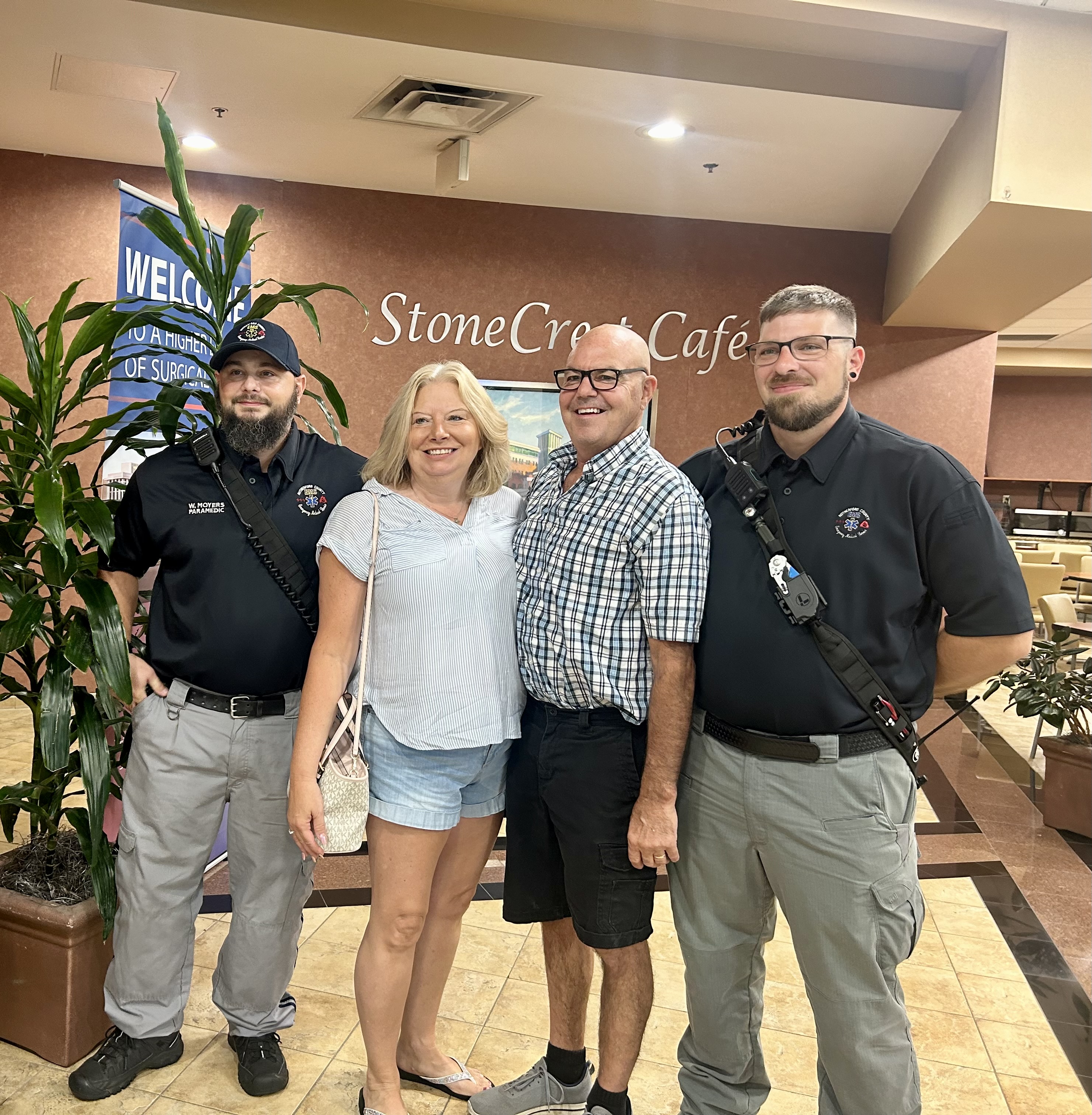 EMS team that brought Ken to TriStar StoneCrest and also transported him to Skyline.