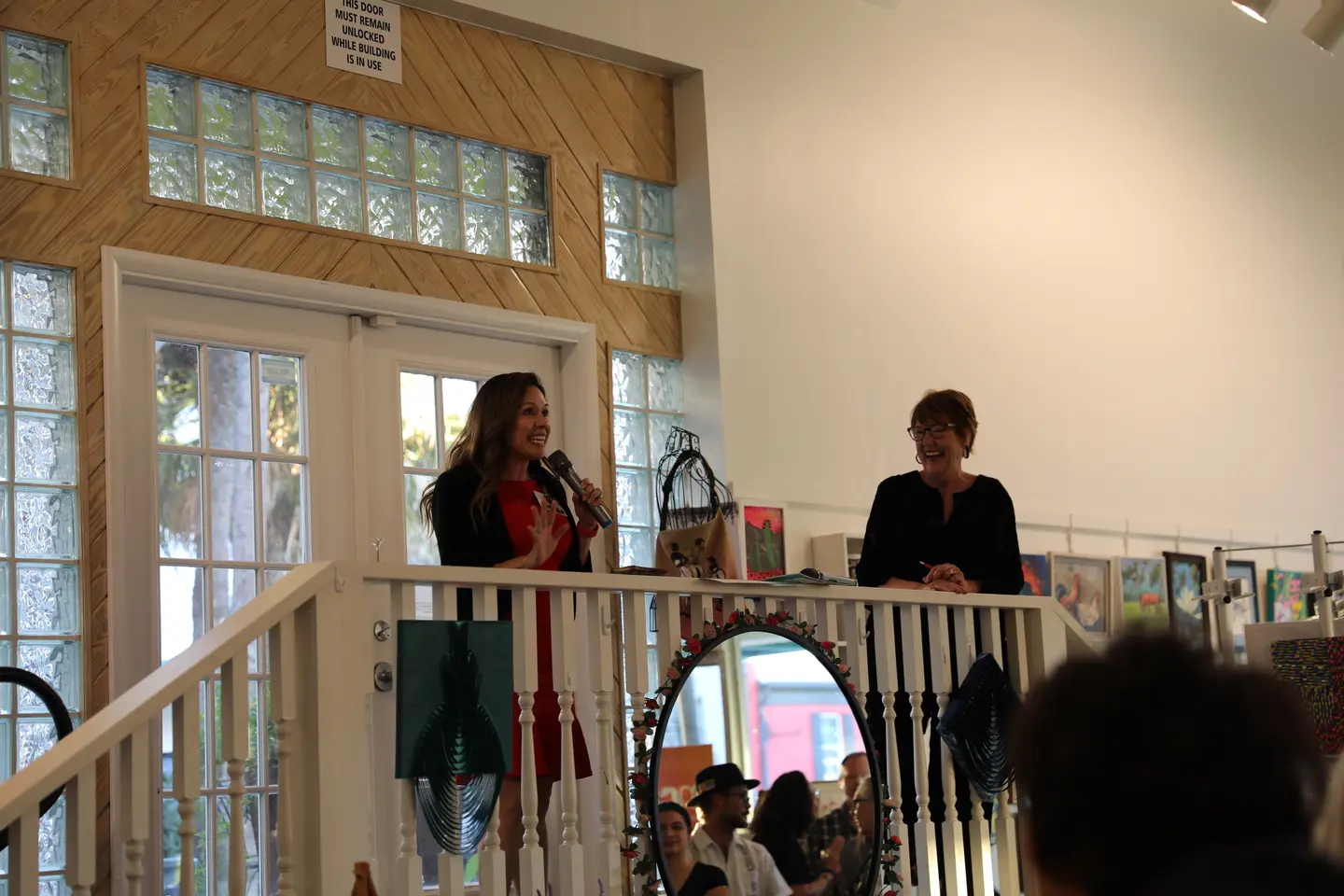 Speakers at the Arts and Exhibition.