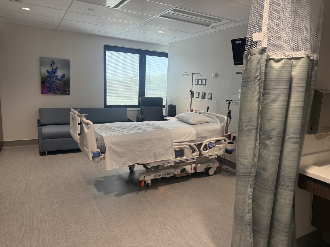 CICU room at Medical City Denton Hospital