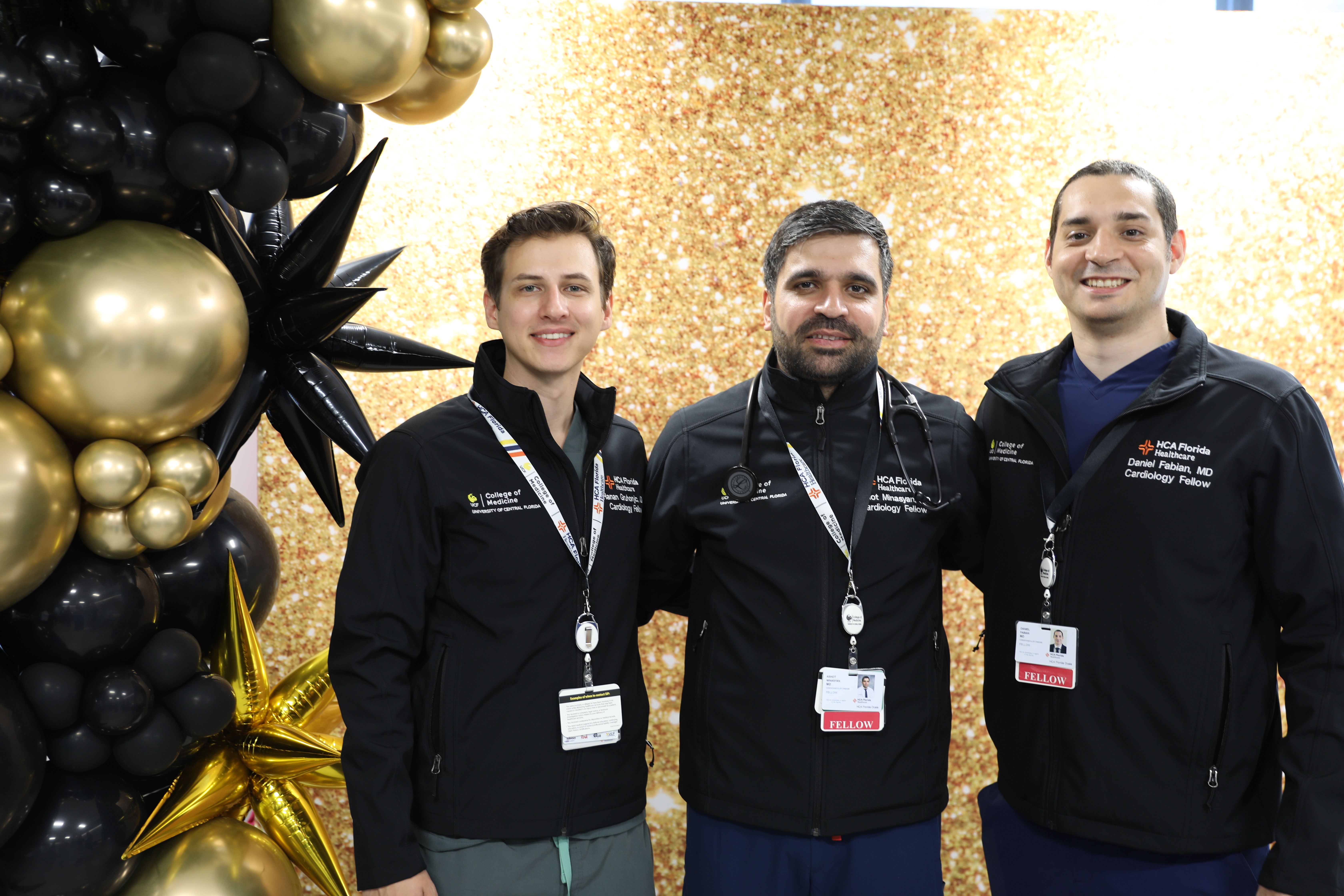 Daniel Fabian, MD, Hanan Gruhonjic, MD and Ashot Minasyan, MD are all a part of the initial Cardiovascular Disease Fellowship.
