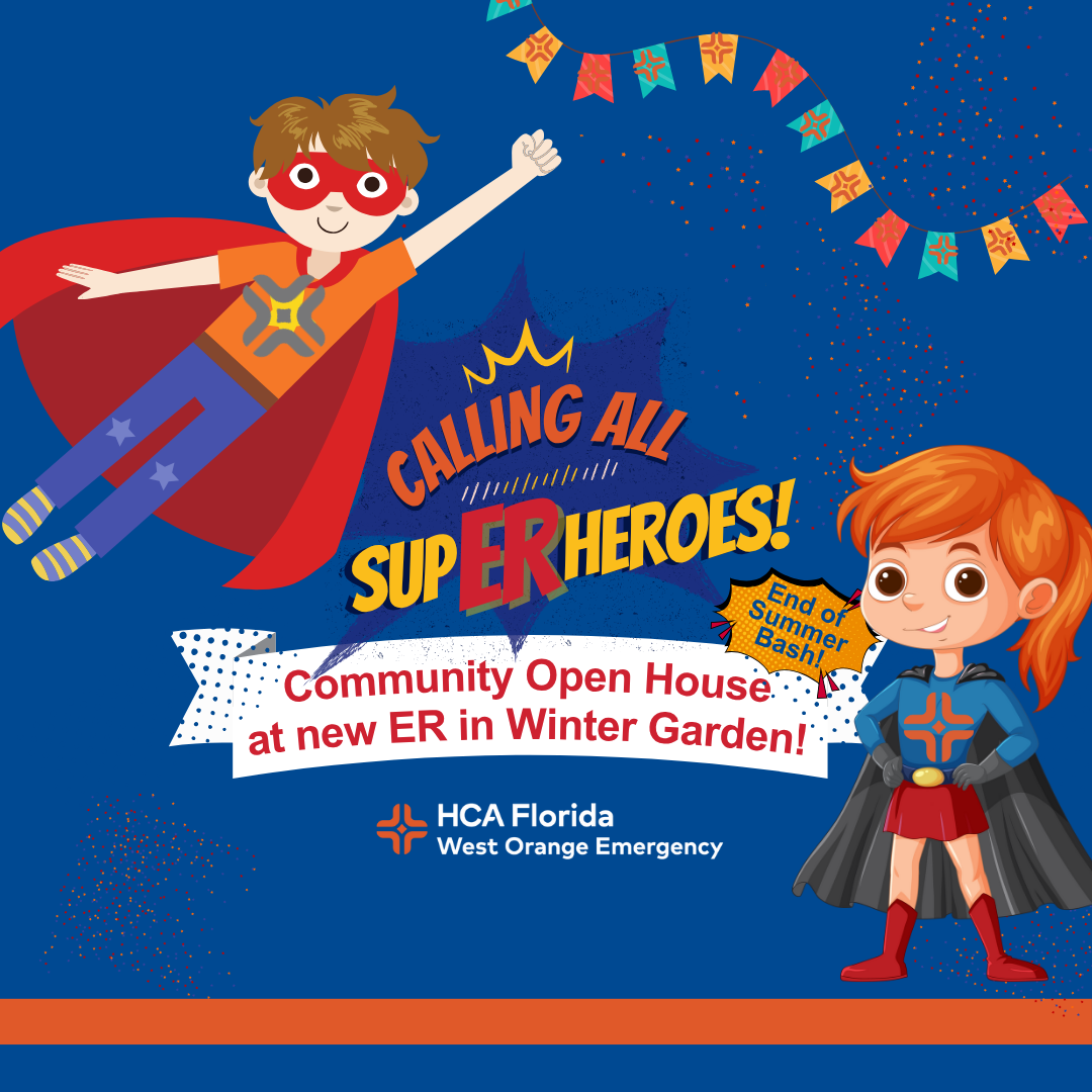 Calling all superheroes - Community Open House at new ER in Winter Garden!